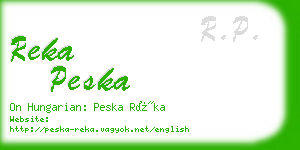 reka peska business card